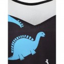 Cartoon Dinosaur Print Vintage Dress