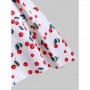 Cherry Print Cami Fo...