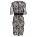 Color Block Lace Sheath Dress