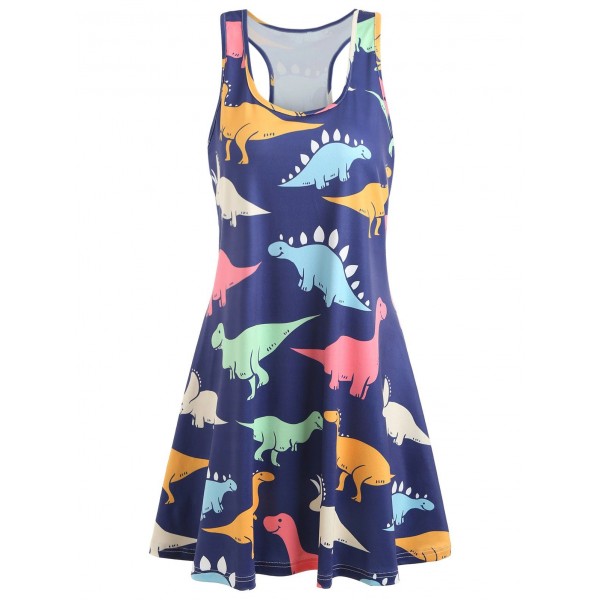 Dinosaur Swing Tank Dress