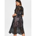 Floral Lace Midi Dress