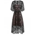 Floral Lace Midi Dress