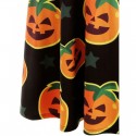 Halloween Pumpkin Print Midi Dress