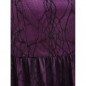 Halloween Spider Web Lace Dress