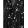 Stars Embroidery Ruf...